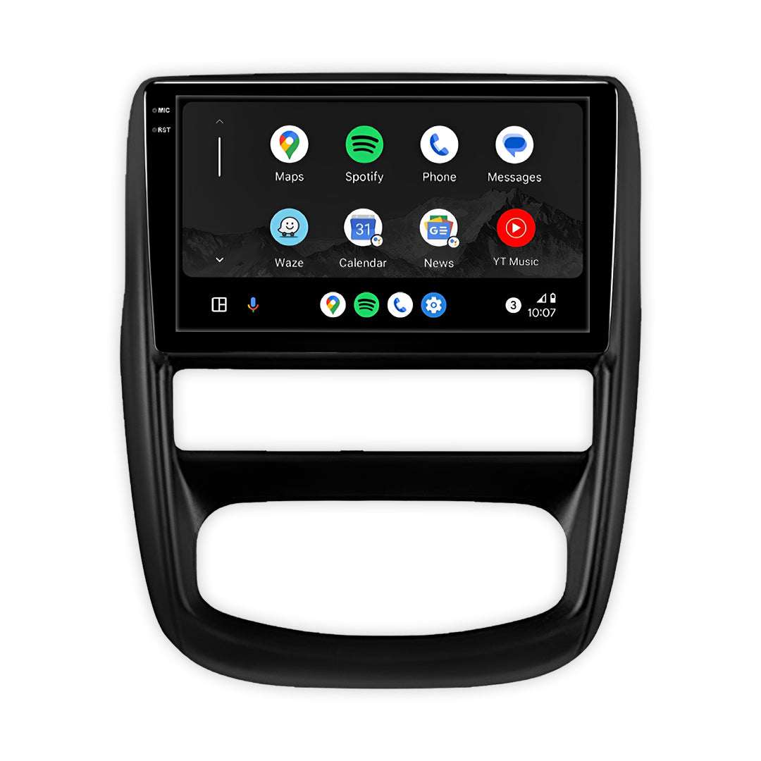 Renault Duster Gen 1 (2010 - 2015) 9" Android Screen – Android 16, Wireless Apple CarPlay & Android Auto