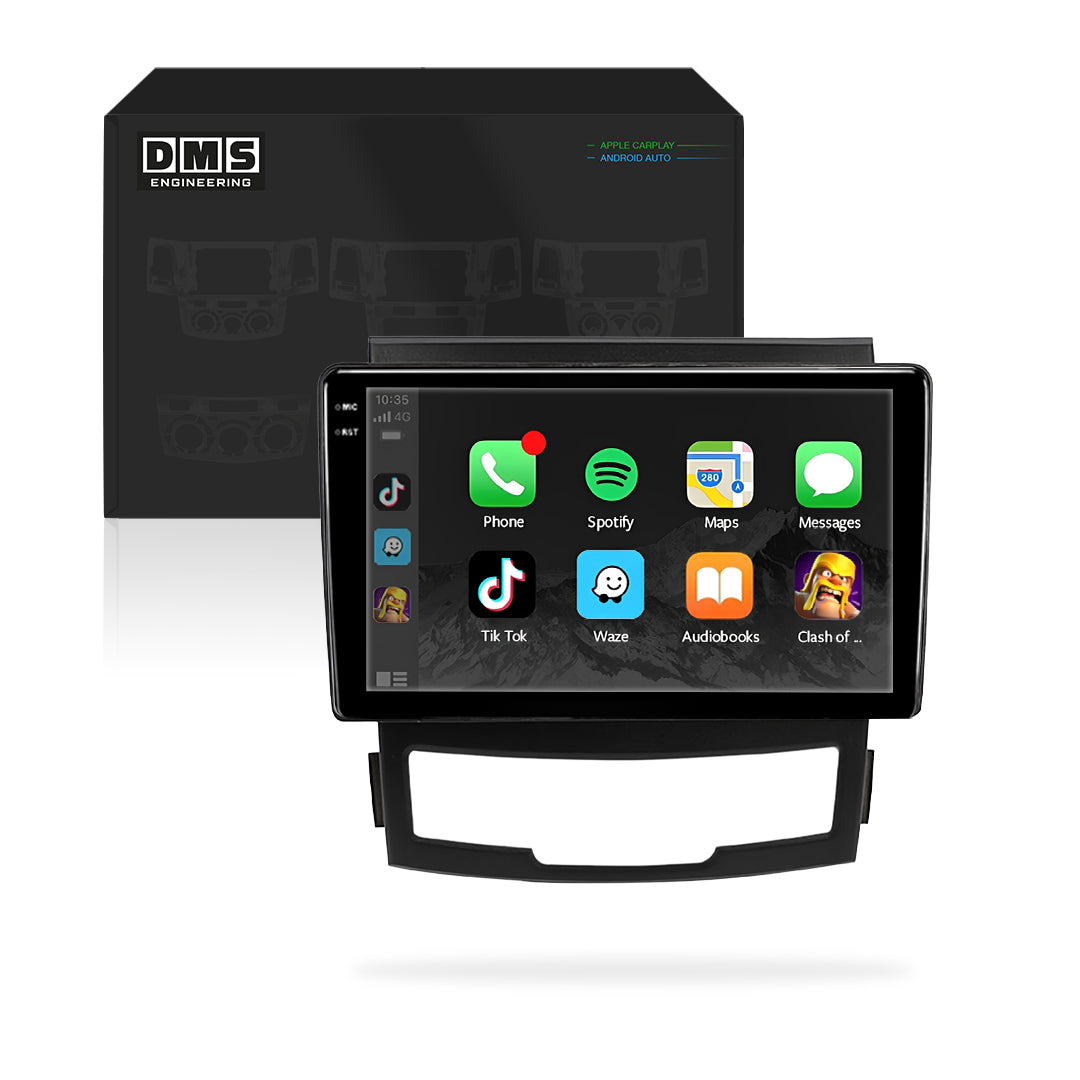 Ssangyong Korando C200 (2010 - 2013) 9" Android Screen – Android 16, Wireless Apple CarPlay & Android Auto