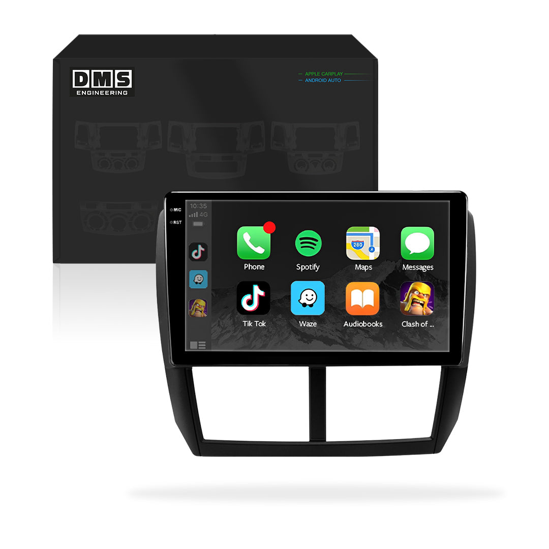 Subaru Forester SH (2007 - 2013) 9" Android Screen – Android 16, Wireless Apple CarPlay & Android Auto