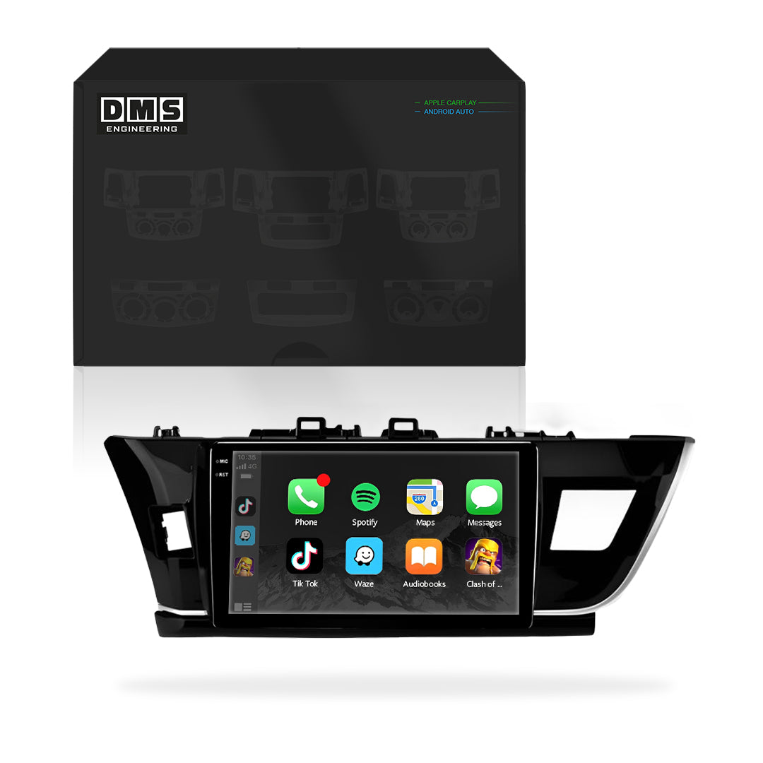Toyota Corolla E170 Sedan (2013 - 2016) 10.1" 13.3" Android Screen – Android 16, Wireless Apple CarPlay & Android Auto
