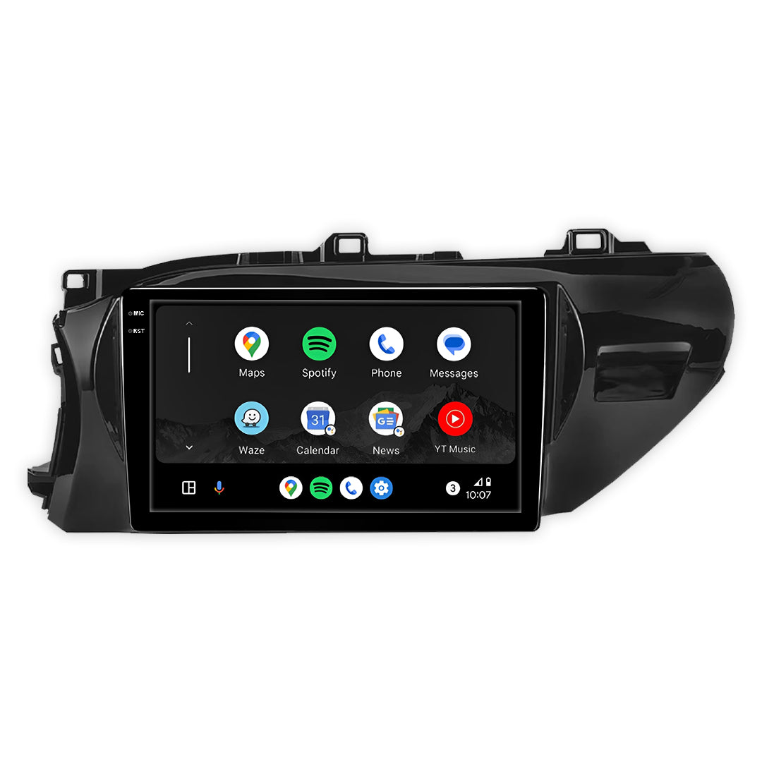 Toyota Hilux N80 (2015 - 2023) 10" 13.3" Android Screen – Android 16, Wireless Apple CarPlay & Android Auto