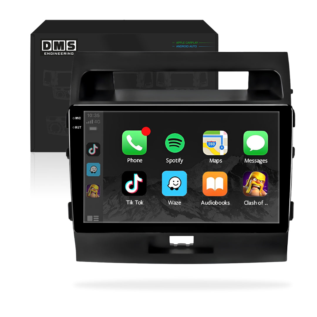 Toyota Land Cruiser 200 Series (2008 - 2015) 10" 13.3" Android Screen – Android 16, Wireless Apple CarPlay & Android Auto