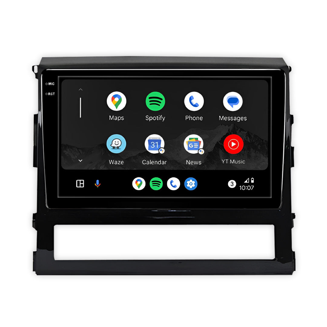 Toyota LandCruiser 200 (2015 - 2020) 9" Android Screen – Android 16, Wireless Apple CarPlay & Android Auto