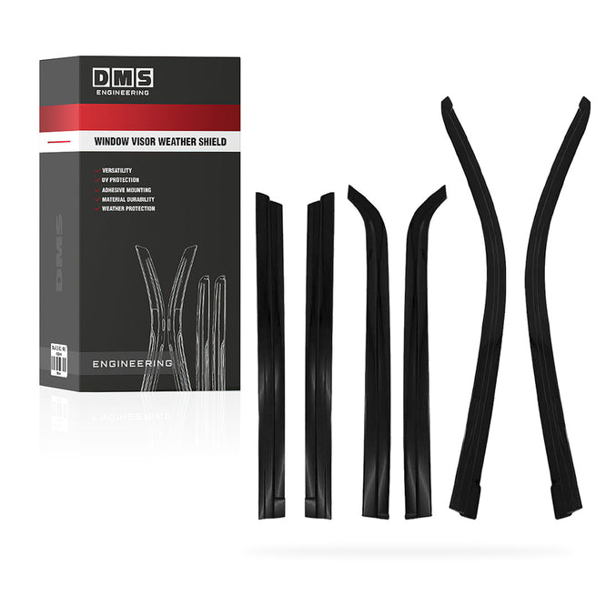 Toyota LandCruiser Prado 120 Series (2003 - 2009) Window Visor Weather Shields