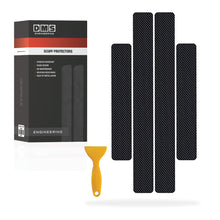 Universal DIY Door Sill Anti-Scratch Scuff Carbon Fiber Sticker Protectors Complete Set