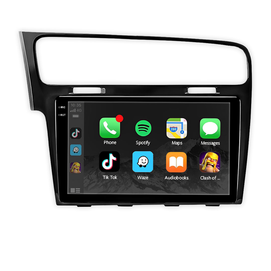 Volkswagen Golf MK7 RHD (2014 - 2018) 10" Android Screen – Android 16, Wireless Apple CarPlay & Android Auto