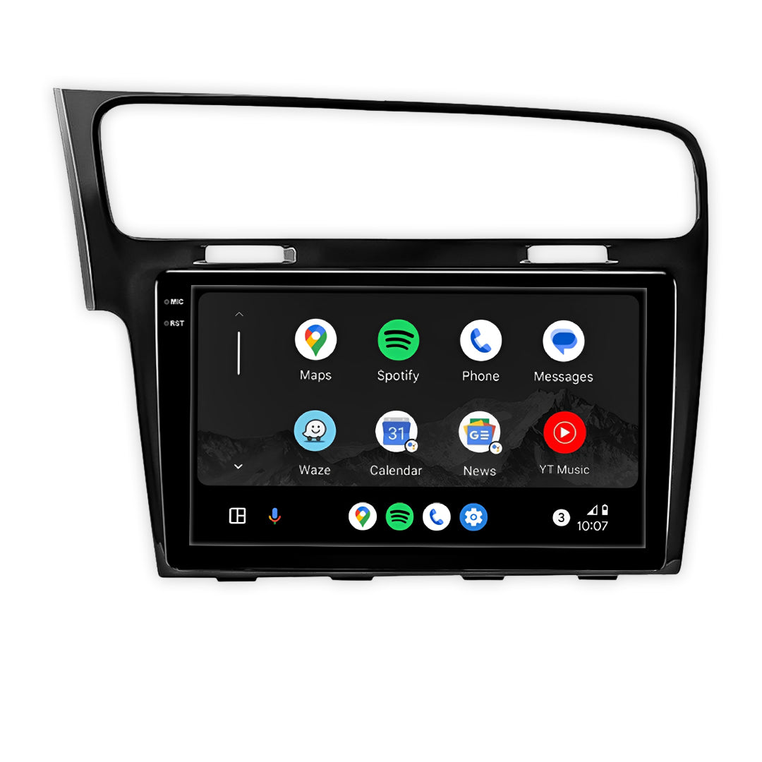 Volkswagen Golf MK7 RHD (2014 - 2018) 10" Android Screen – Android 16, Wireless Apple CarPlay & Android Auto