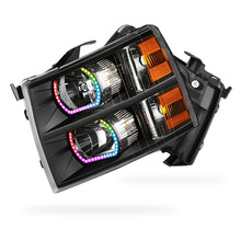 Chevrolet Silverado 1500 LS / LT / LTZ (2007 - 2013) Sequential RGB Start-Up LED DRL Headlights LH + RH