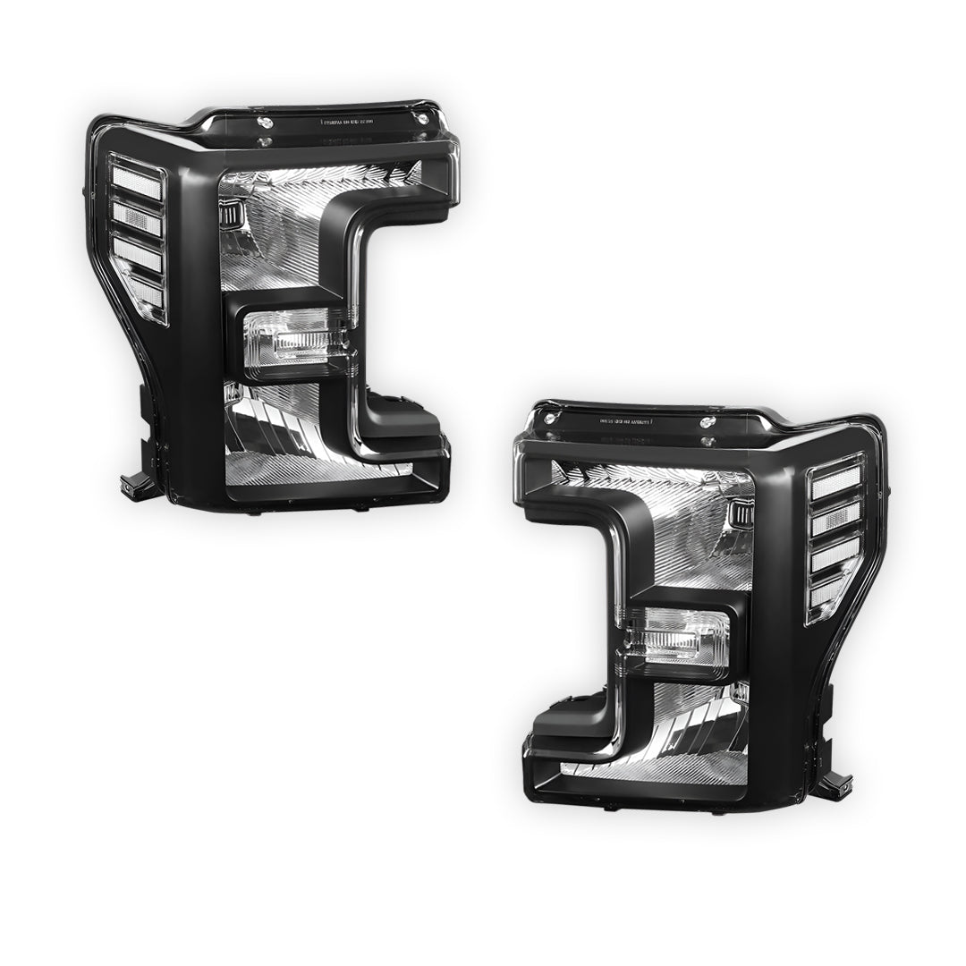 Ford F-250 Super Duty (2017 - 2019) Replacement Headlights LH + RH