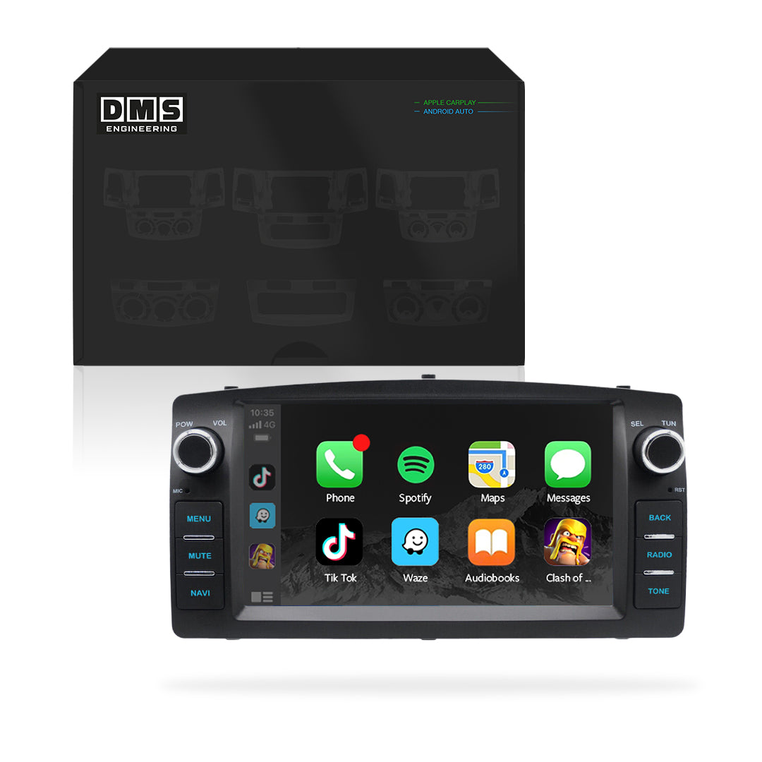 Toyota Corolla E120 (2001 - 2006) 7" 13.3" Android Screen – Android 16, Wireless Apple CarPlay & Android Auto
