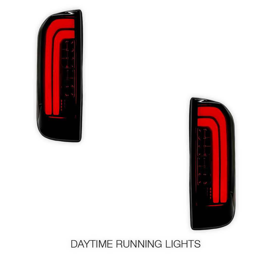 Nissan Navara D23 NP300 Dual Cab (2015 - 2024) Smoked Full LED Tail Lights LH + RH