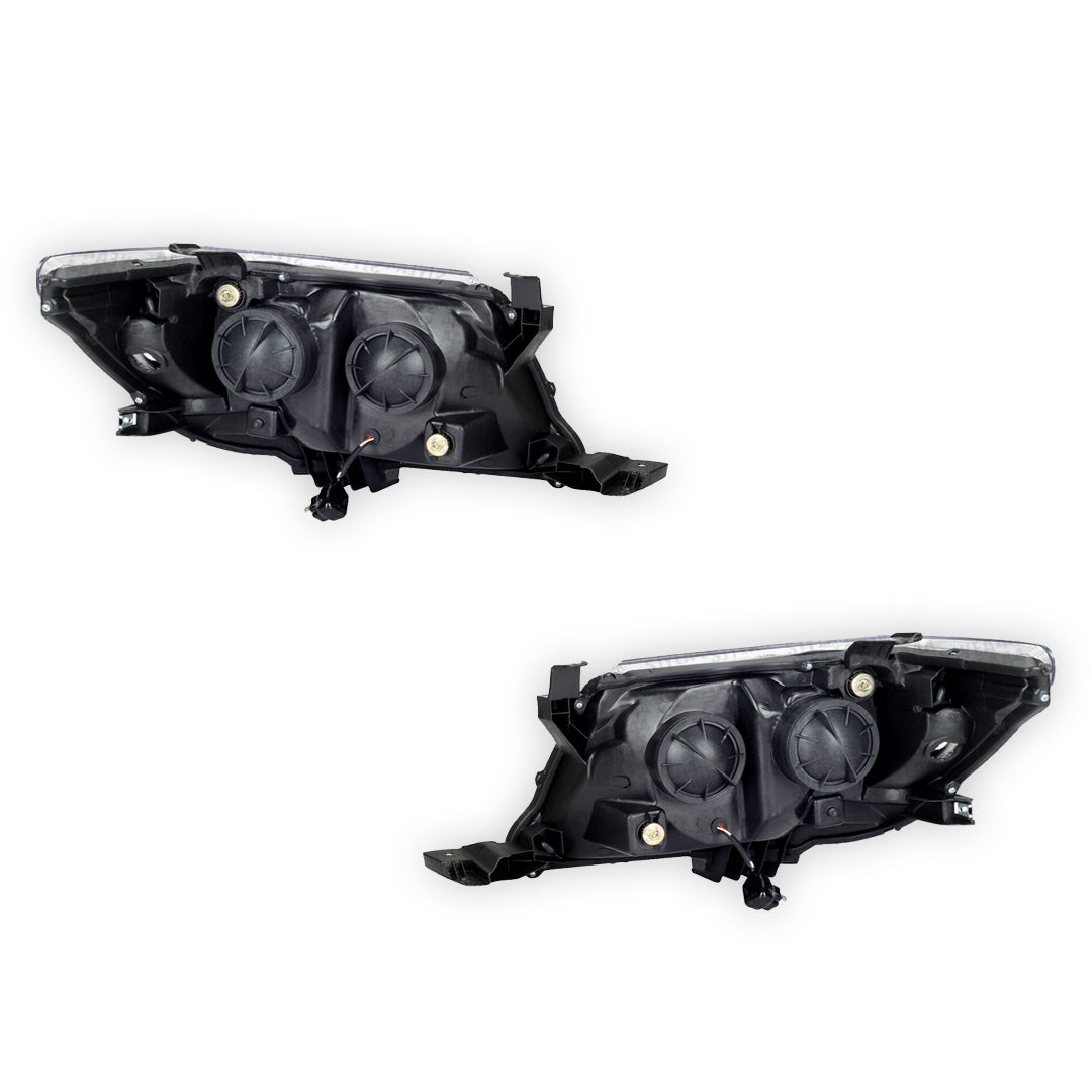 Toyota Hilux N70 (2005 - 2015) Halo Angel Eyes Projector Headlights LH + RH