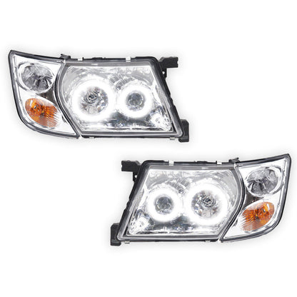 Nissan Patrol / Safari GU Y61 (1997 - 2007) Halo Angel Eyes Headlights LH + RH
