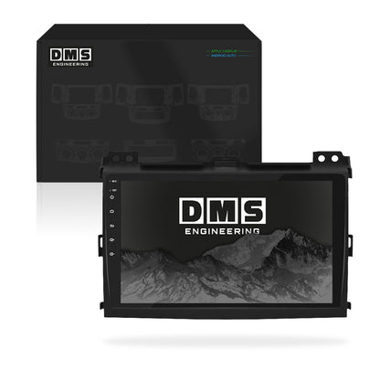 Toyota Land Cruiser Prado 120 Series (2003 - 2009) 9" 13.3" Android Screen – Android 16, Wireless Apple CarPlay & Android Auto